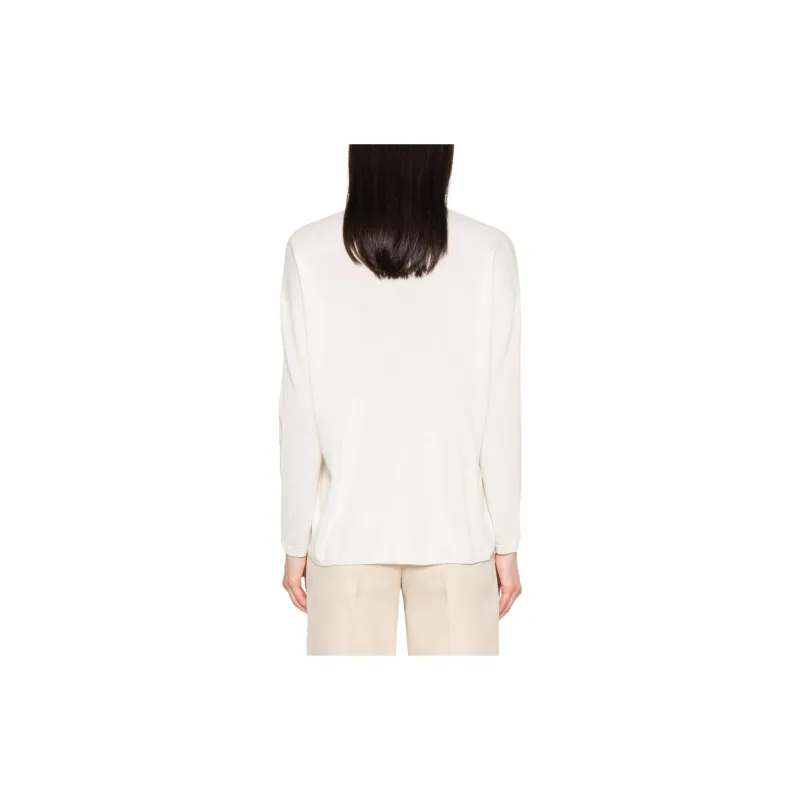 MaxMara V Neck Long Sleeved Jumper-2