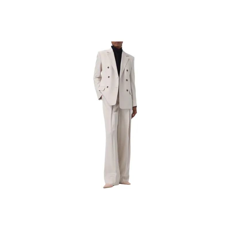 THEORY Double Breasted Straight Hem Blazer-2