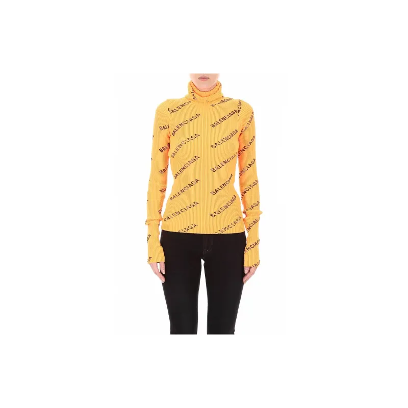 Balenciaga Sweater Slim Fit Women's Yellow-1