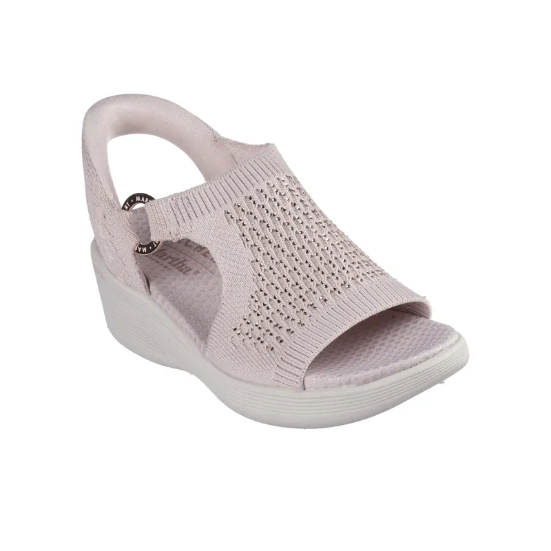 Martha Stewart x Skechers Slip Ins Beach Sandals Women's Light Pink-2
