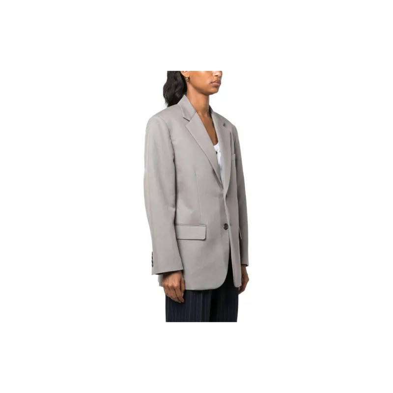 NILI LOTAN Single-breasted Cotton-blend Blazer-3