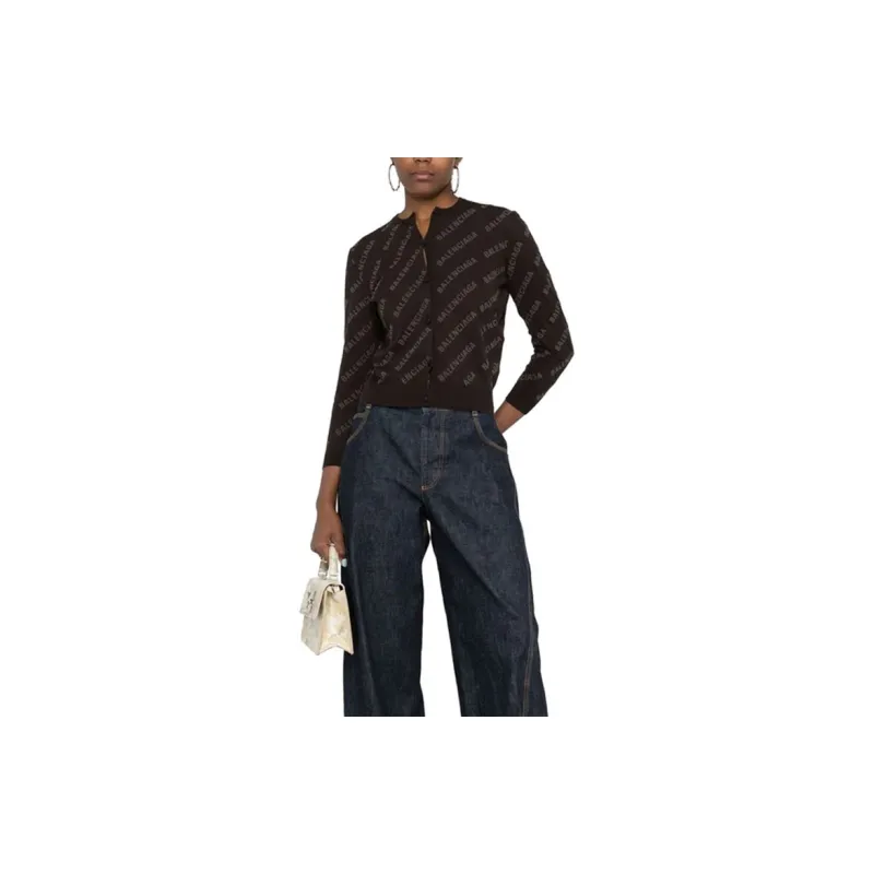 Balenciaga FW22 Knitwear Women's Brown-2