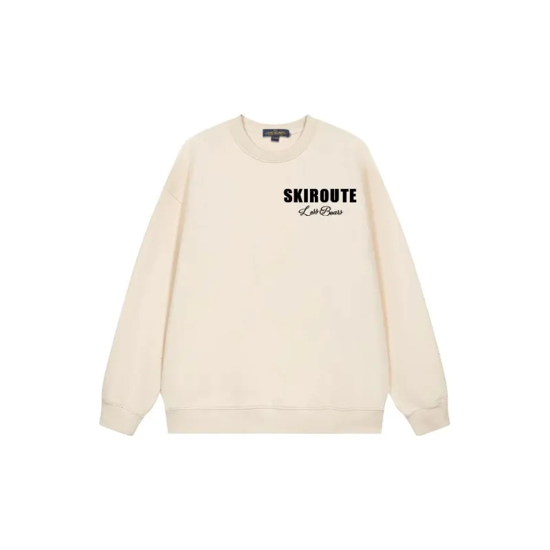 LESS BEARS Pullover Long Sleeved Sweatshirt Unisex-1