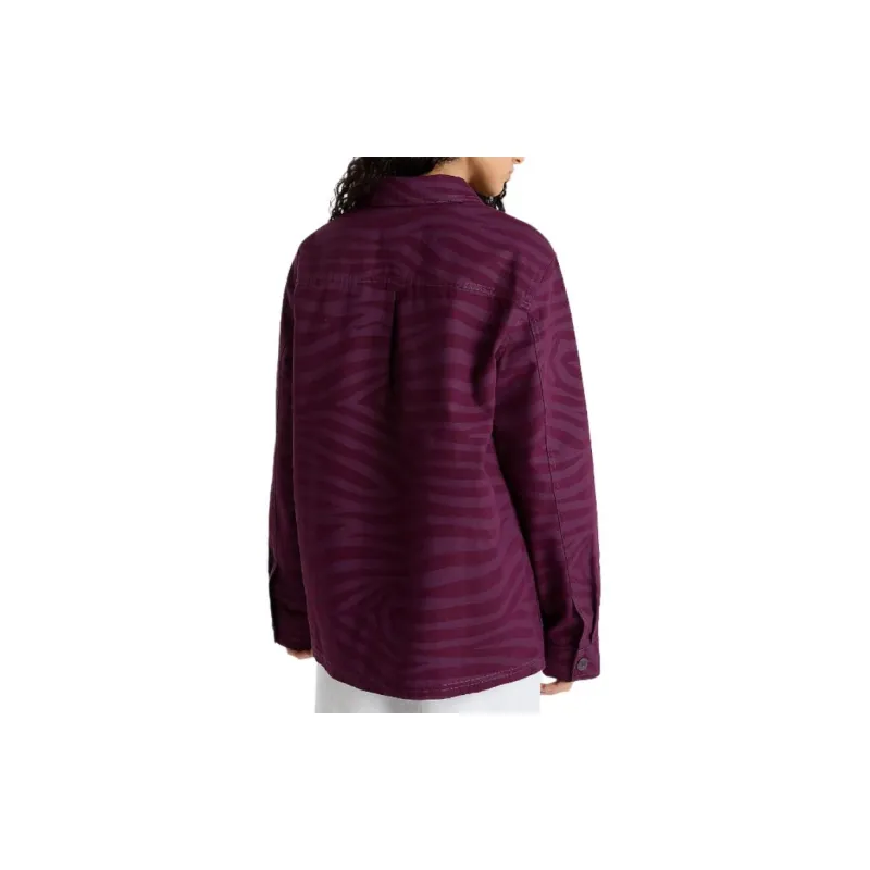 Vans DRILL CHORE Jackets Coats Women's Purple-3