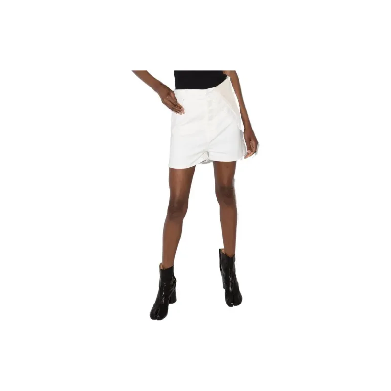 Y/Project Denim Shorts Women's White-3