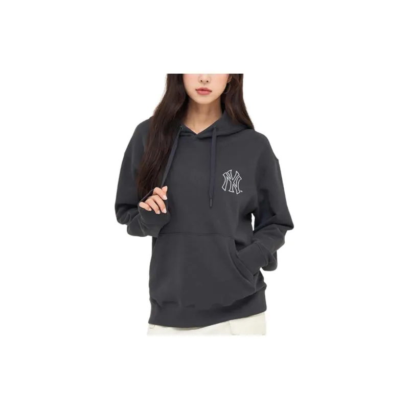MLB New York Yankees Sweatshirt Unisex Charcoal Gray-2