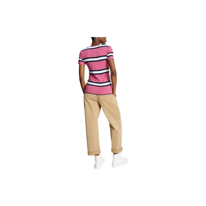 Tommy Hilfiger Polo Shirt Women's Pink-1
