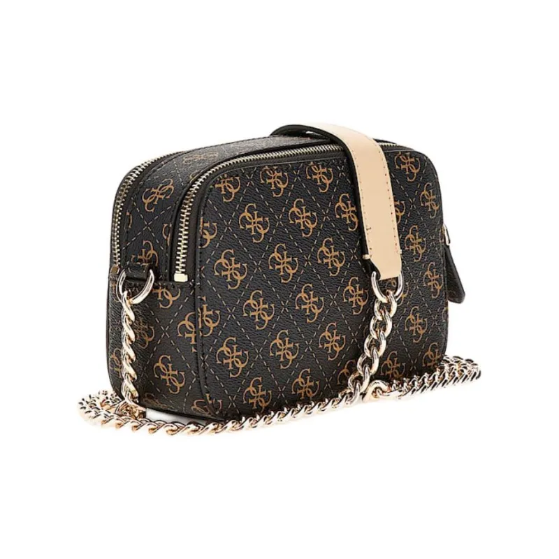 GUESS PU Crossbody Bags Mini Women's Brown-1