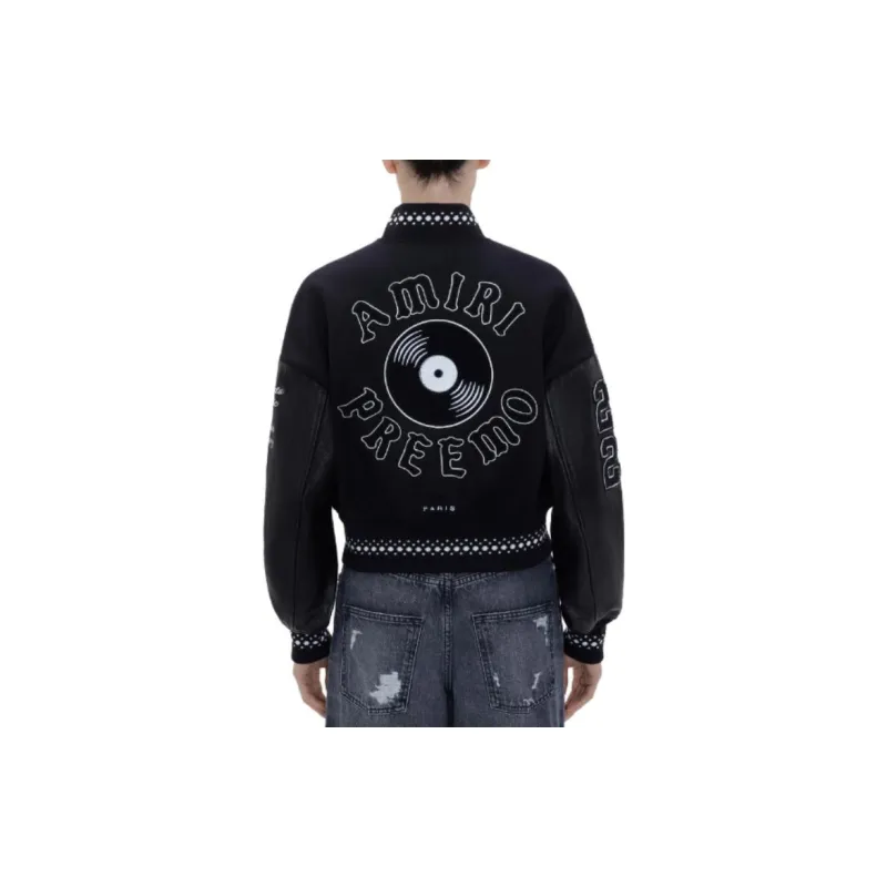 AMIRI Logo Patch Long Sleeved Jacket-4