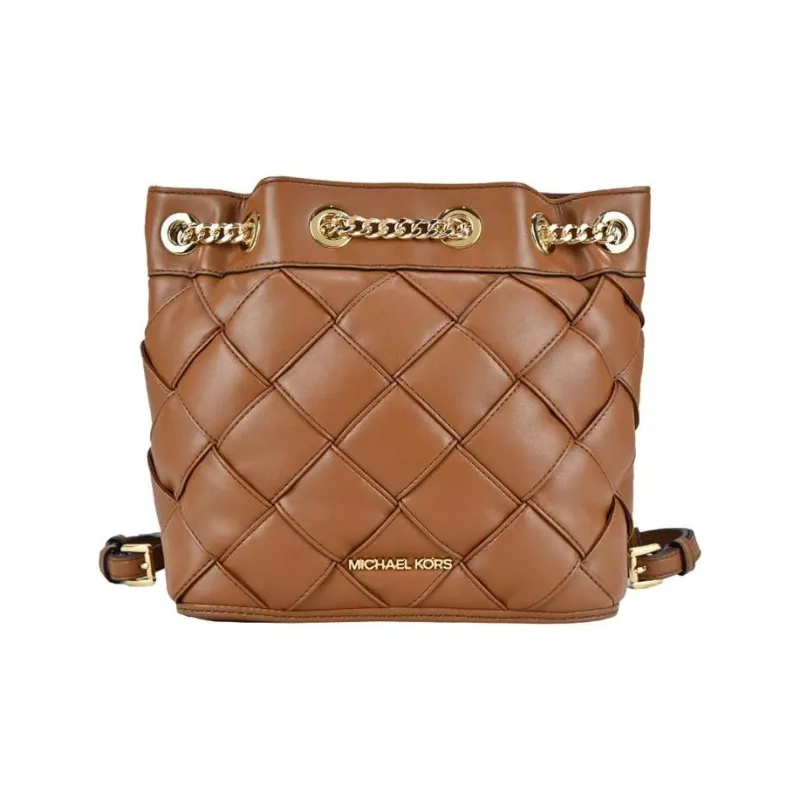 MICHAEL KORS Regina Artificial Leather Backpack Small Size Women's Leather Brown-3