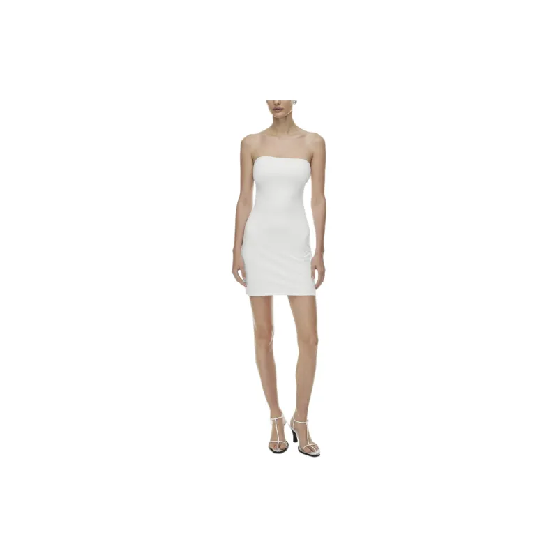 ARITZIA Contour Contour Mini Tube Dress Sleeveless Dress Women's BRIGHT WHITE/Bright White-2