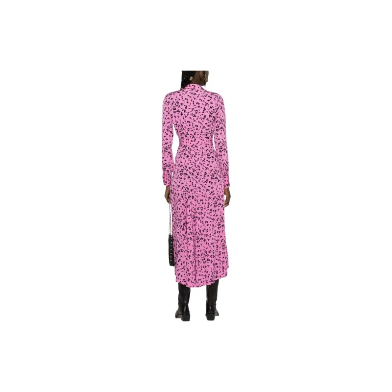 Rotate Long-Sleeved Dresses Women's Bubble Gum Pink-2