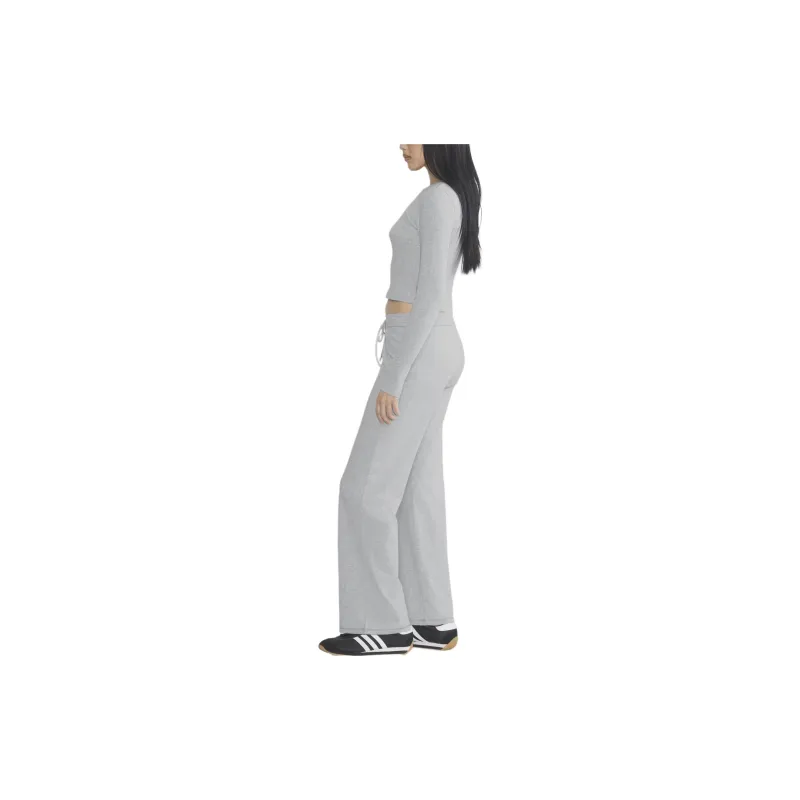 ARITZIA Tna Chill Casual Pant Knitted Sports Pants Women's Heather Chrome-4
