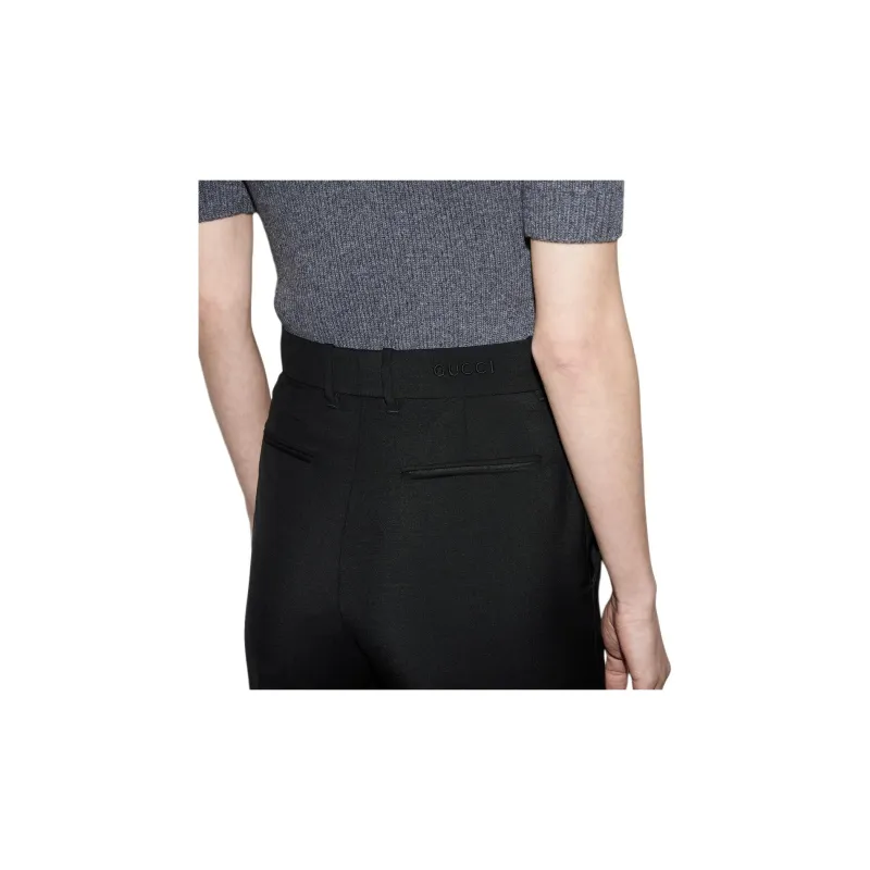GUCCI FW24 Casual Pants Women's Black-5