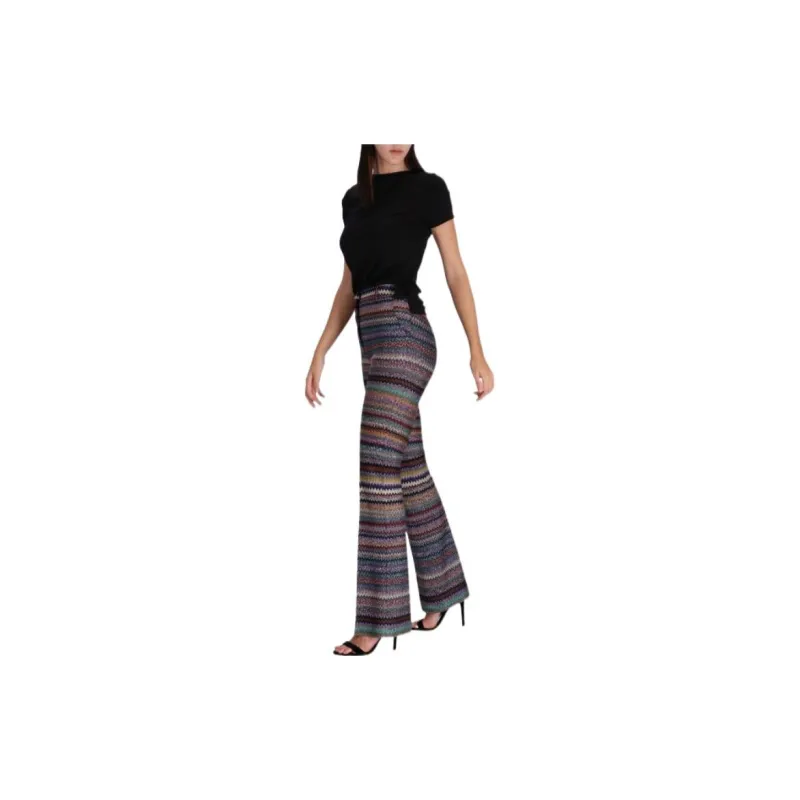 MISSONI FW22 Pants Women's Multicolor-4