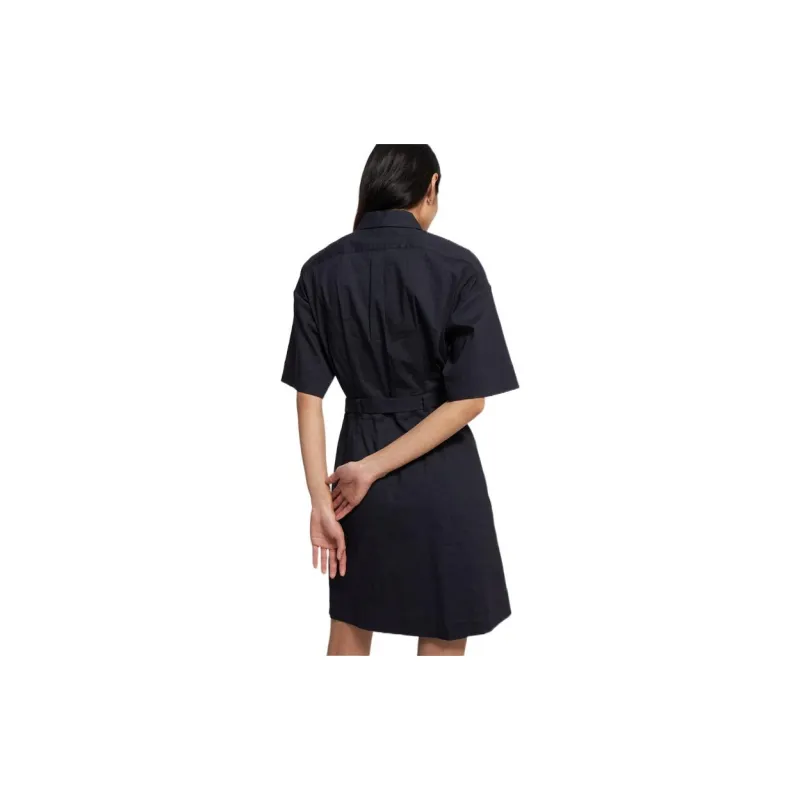 THEORY Short-Sleeved Dresses Women's Navy Blue-1