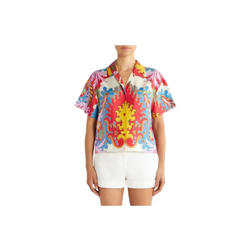ETRO Graphic Printed Button Up Shirt-1