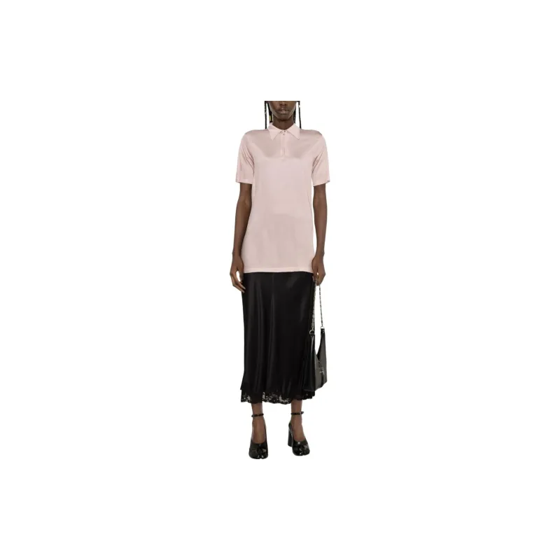Maison Margiela Asymmetric Hem Polo Shirt-1