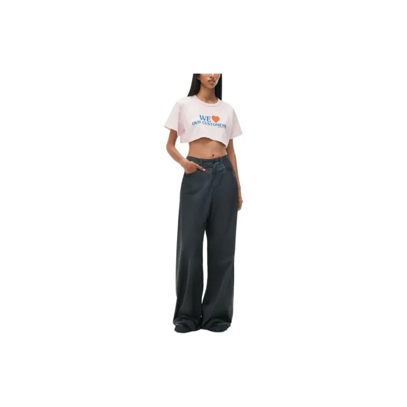 Alexander Wang We Love Our Customers print Cotton T shirt-2