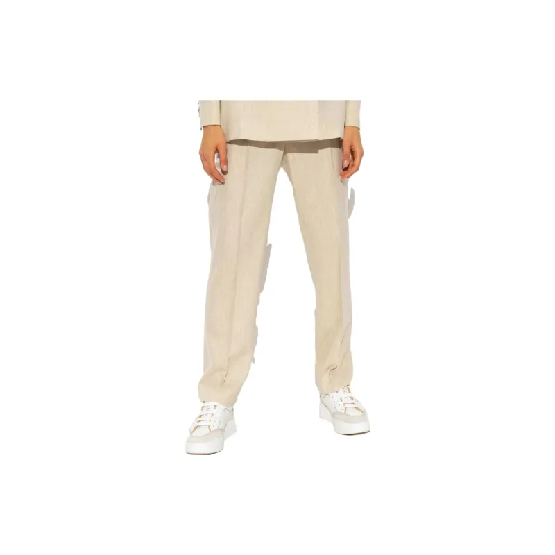 MaxMara Cappa Straight Hem Tailored Trousers-1