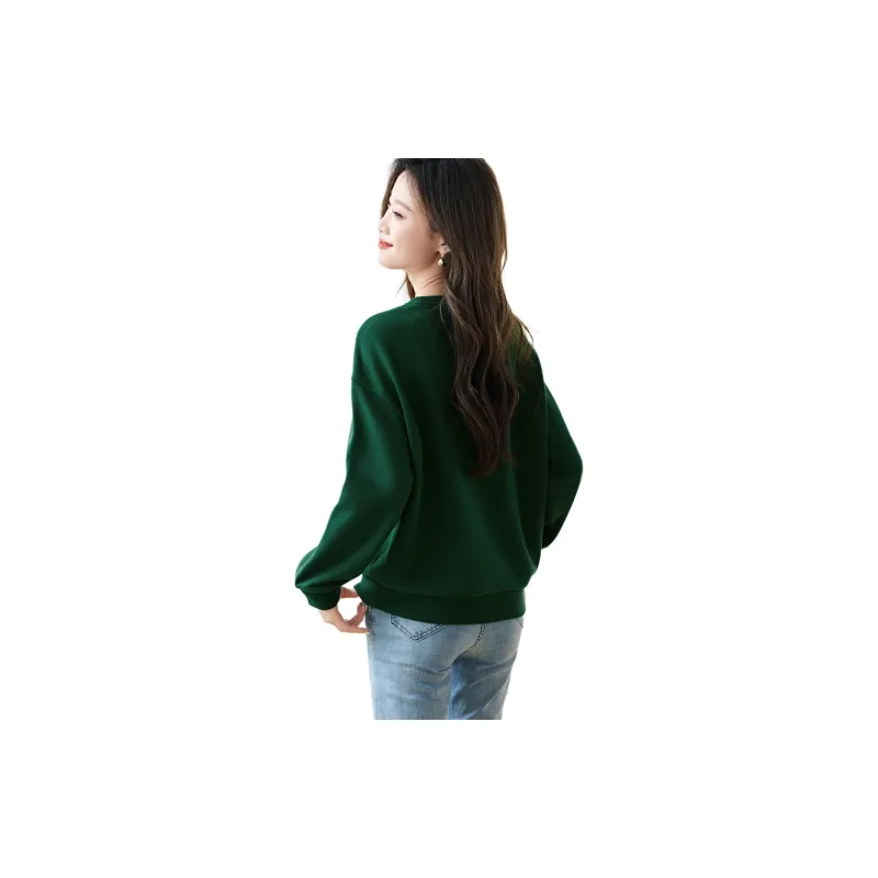 Mo Han Yi Mei Sweatshirt Women's Dark Green-2