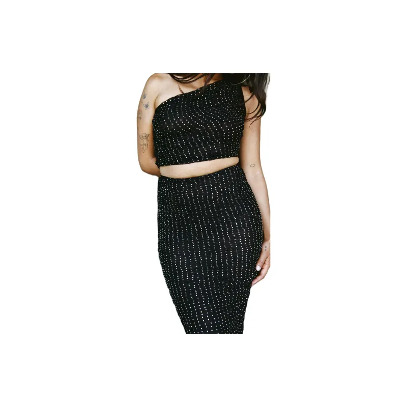 ZARA Casual Long Skirt Women's Black-2