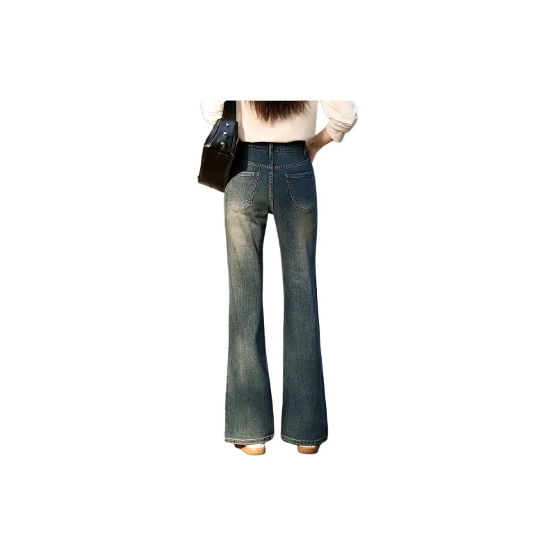 Mo Han Yi Mei Jeans Women's Dark Blue-2