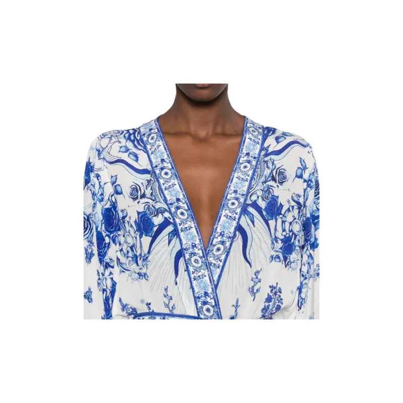 Camilla Nautical print Jacket-4