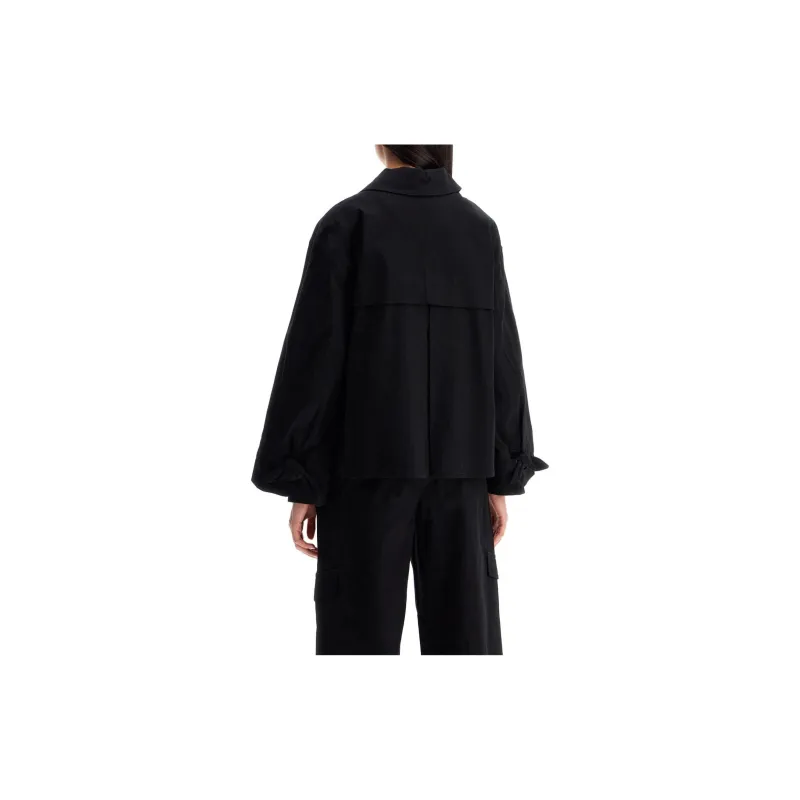 GANNI Herringbone Buttoned Jacket-2