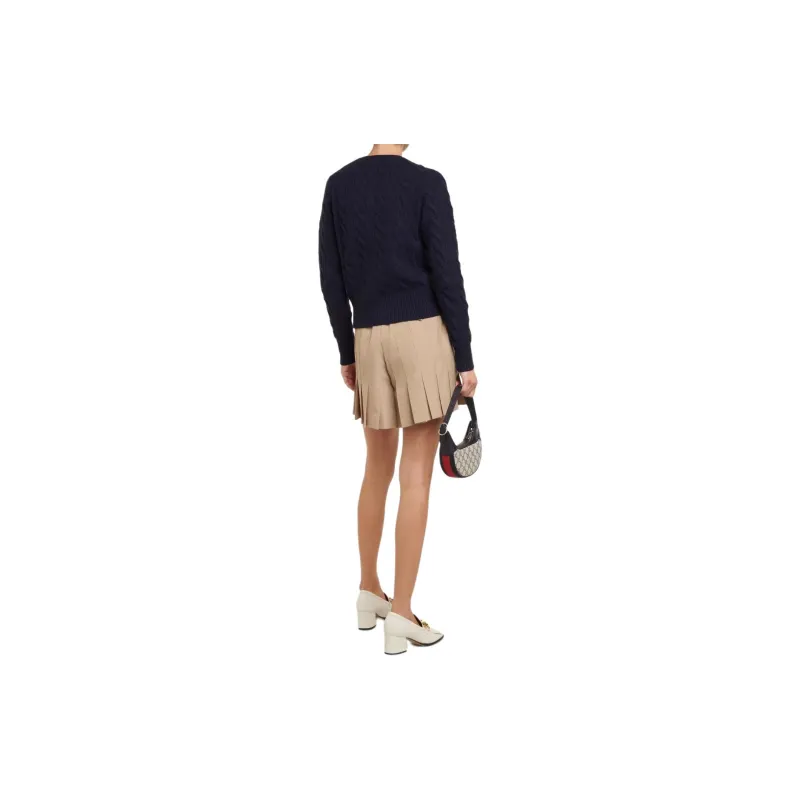 Polo Ralph Lauren Pony Embroidered Cable Knit Cardigan-3