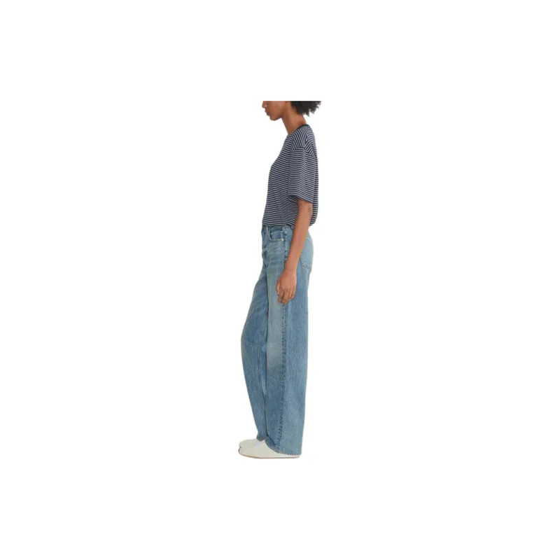 ARITZIA Denim Forum The '90s Lggy Lo-Rise Baggy Jean Jeans Women's Light Blue/Blue Light-3