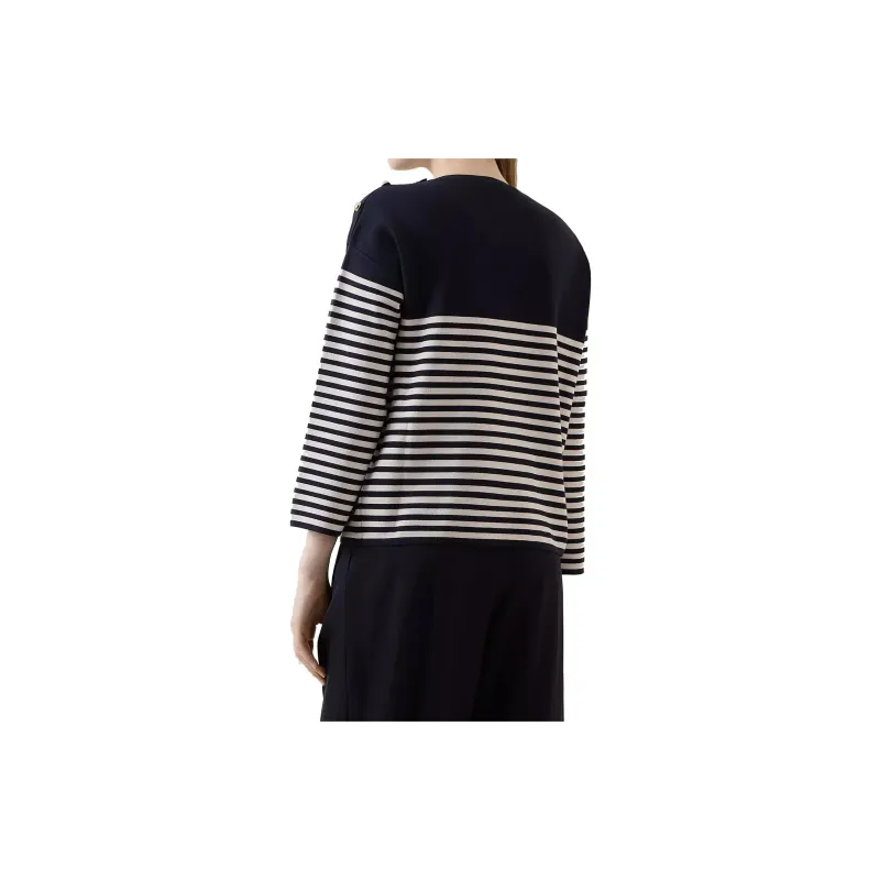 MaxMara Striped Long Sleeved Jumper-2