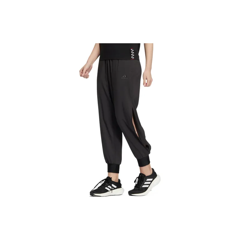 Adidas Knitted Sweatpants Women's Black-2