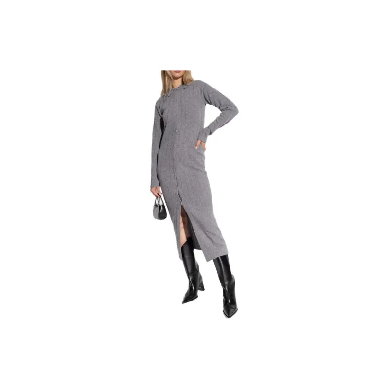 KENZO Collared Knitted Dress-3
