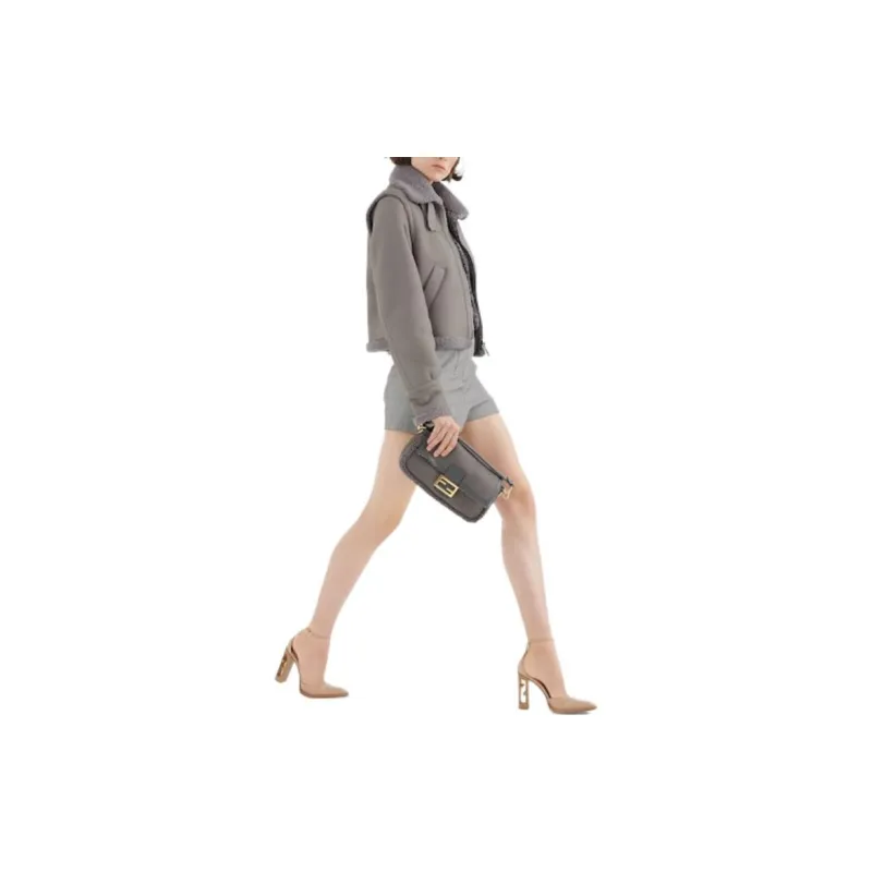 FENDI FW22 Jackets & Coats Women's Gray-2