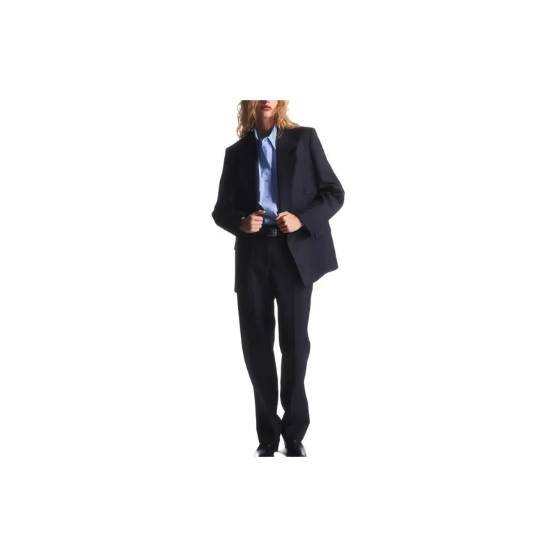 COS Business Suit Women's Deep Navy Blue-3
