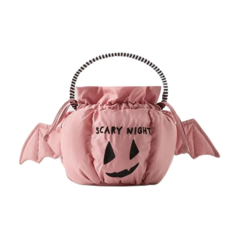 ZARA Polyamide Bucket Bags Shoulder Bag Crossbody Bag Handbag Kids' Pink-0