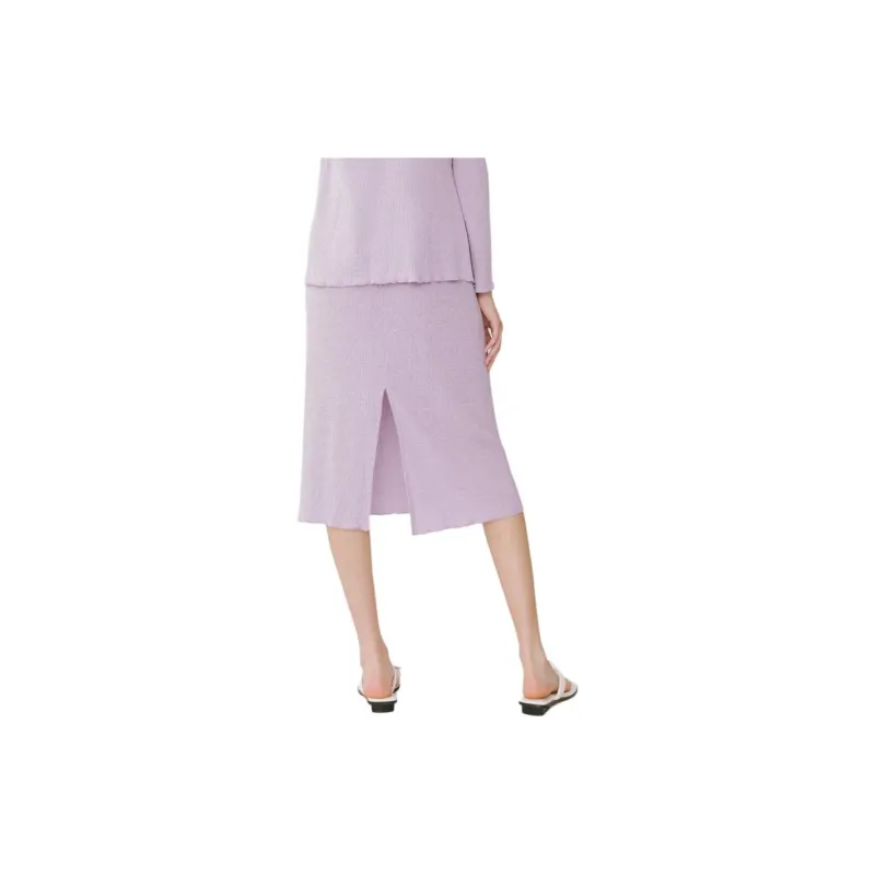 CUBIC Casual Long Skirts Women's Light Purple-1