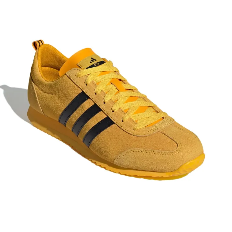 Adidas VS JOG 2.0 Anti Slip Wear Resistant Low Top Casual Shoes Unisex Yellow-1