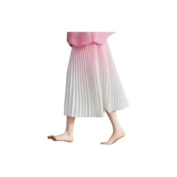 【dme】 Casual Long Skirt Women's Pink