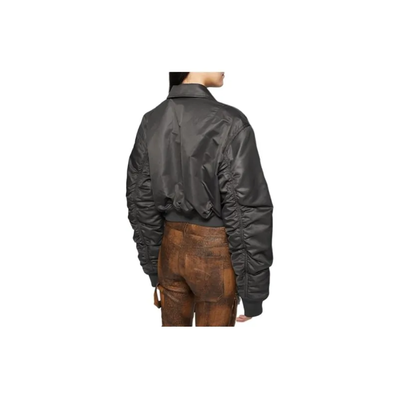 Acne Studios Cropped Zip Up Jacket-2