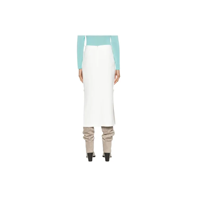 PINKO Casual Long Skirts Women's White-2