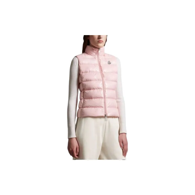 Moncler Ghany Puffer Vest 'Light Pink'-3