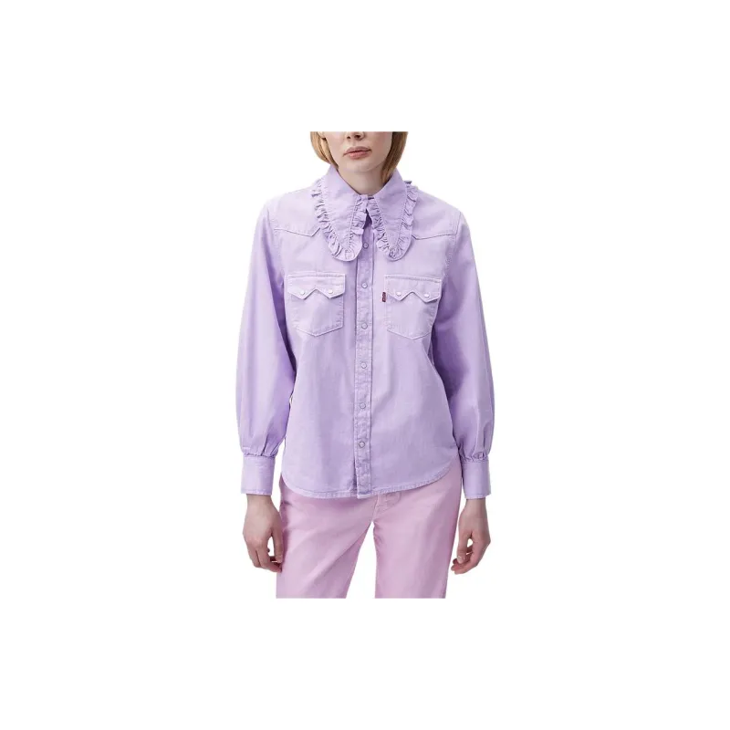 GANNI x Levi's Shirt Women's Purple-1