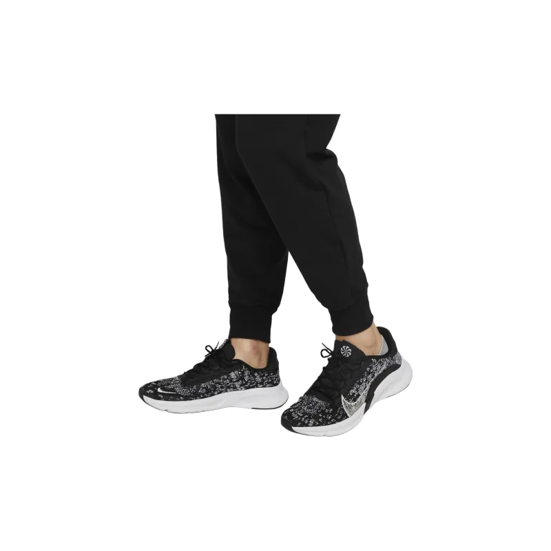 Nike Dri FIT One Women's High Waisted 7/8 French Terry Joggers Black-6