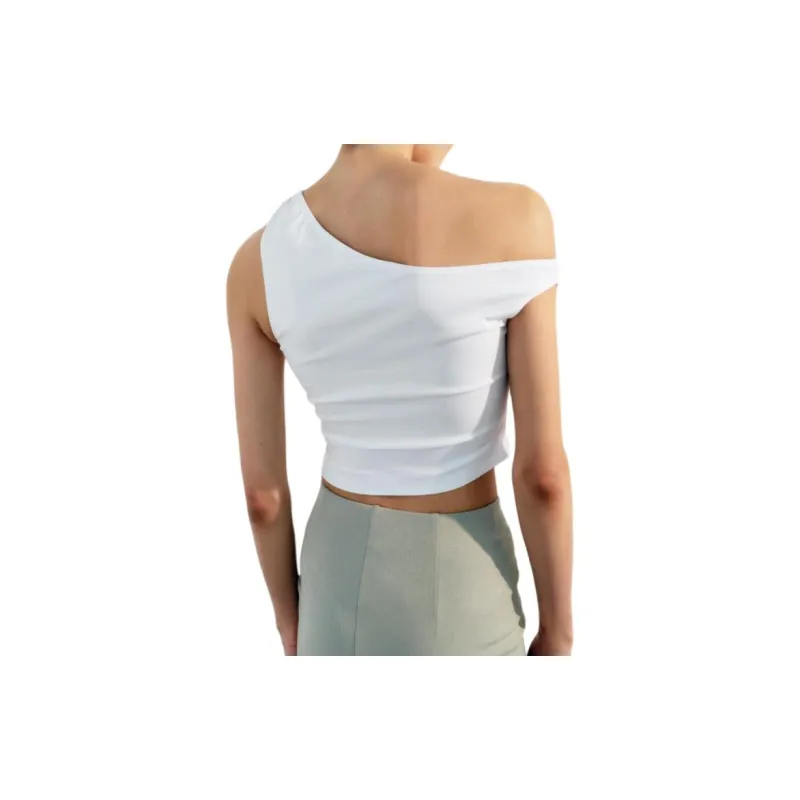 ZARA Tank Tops Women's White-3