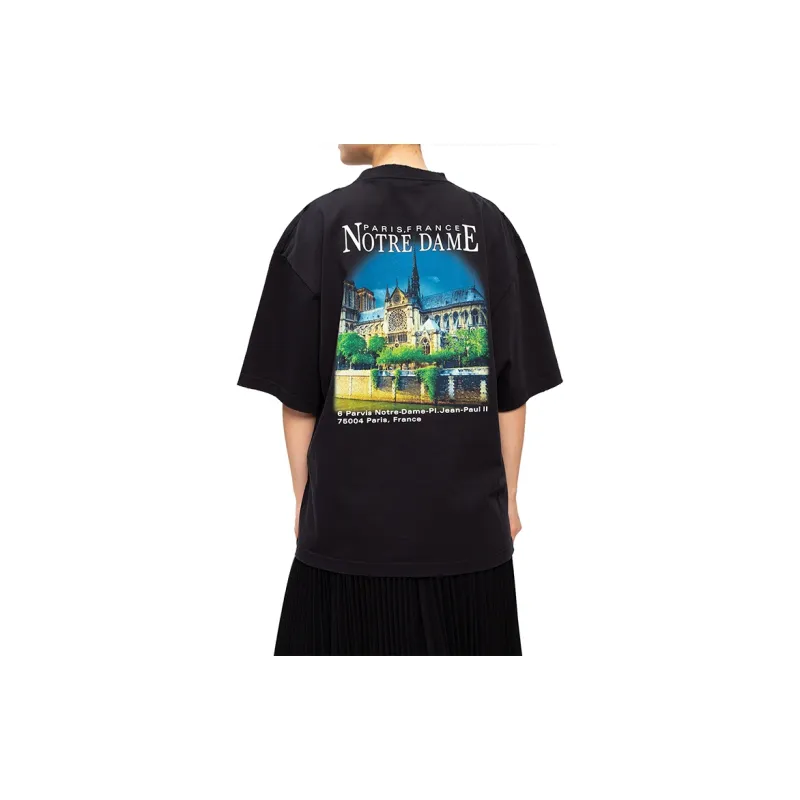 Balenciaga Sacré Cœur T Shirt 'Black'-2