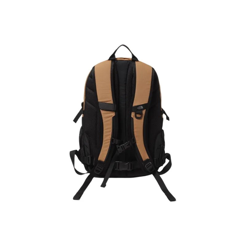 THE NORTH FACE Recycled Polyester Backpack Unisex Almond Yellow Oil-2