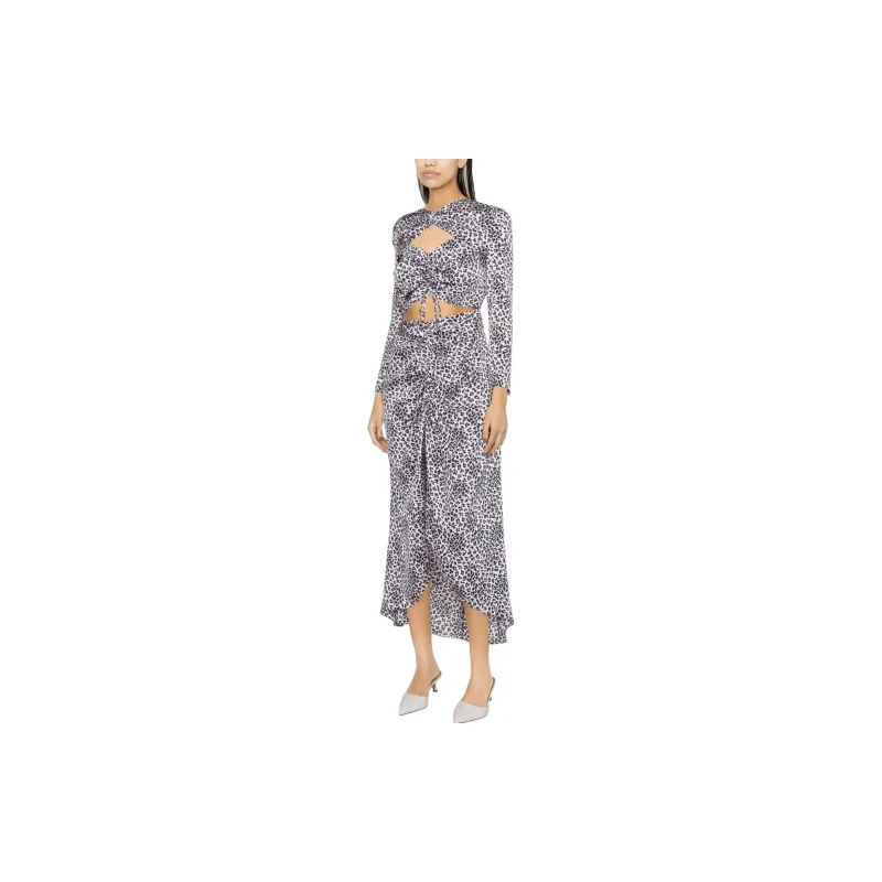 Maje Long-Sleeved Dresses Women's Light Pink-3
