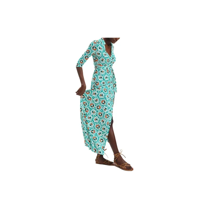 DVF Diane Von Furstenberg Long-Sleeved Dresses Women's Green-2